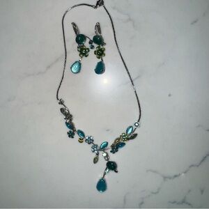Necklace and matching earrings